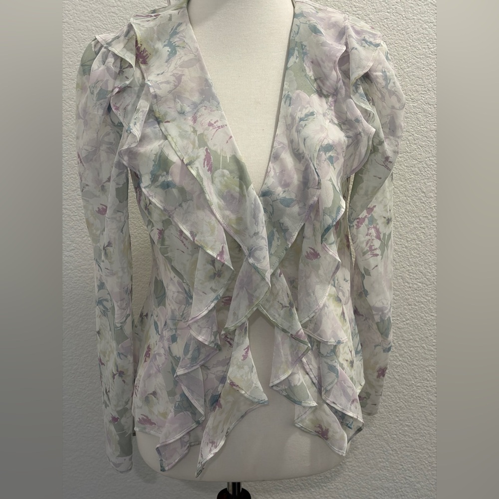 Wayf Pastel  Spring Floral Blouse